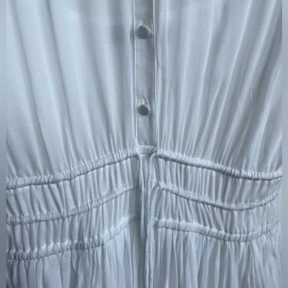 NWT J.Crew Size 6 White Elena shirtdress In Chiffon - Picture 13 of 16
